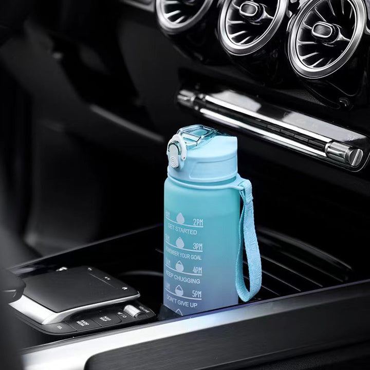 Women's Motivational Water Bottle with Time Markers Kalsten