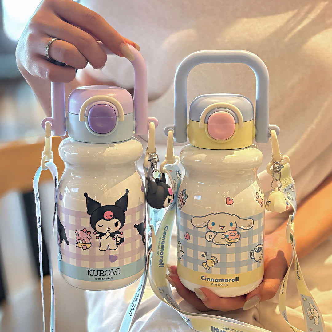 Women's water bottle with stylish Kuromi design Kalsten