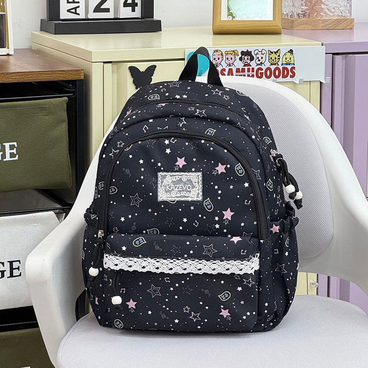 Cartoon-Themed Multi-Pocket Backpack Kalsten