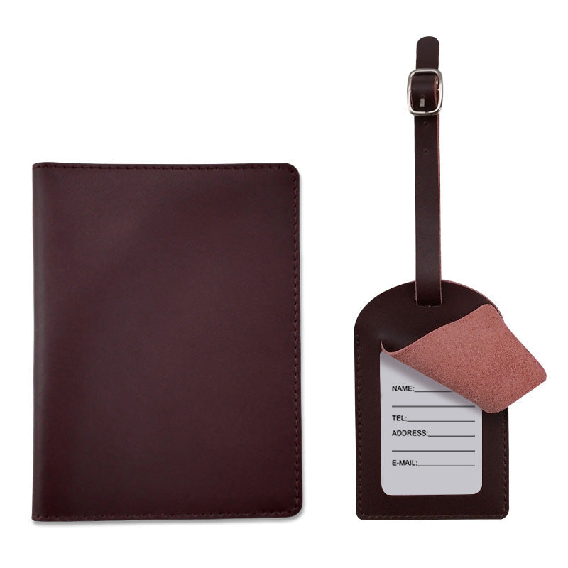 Genuine Leather Luggage Tag Kalsten