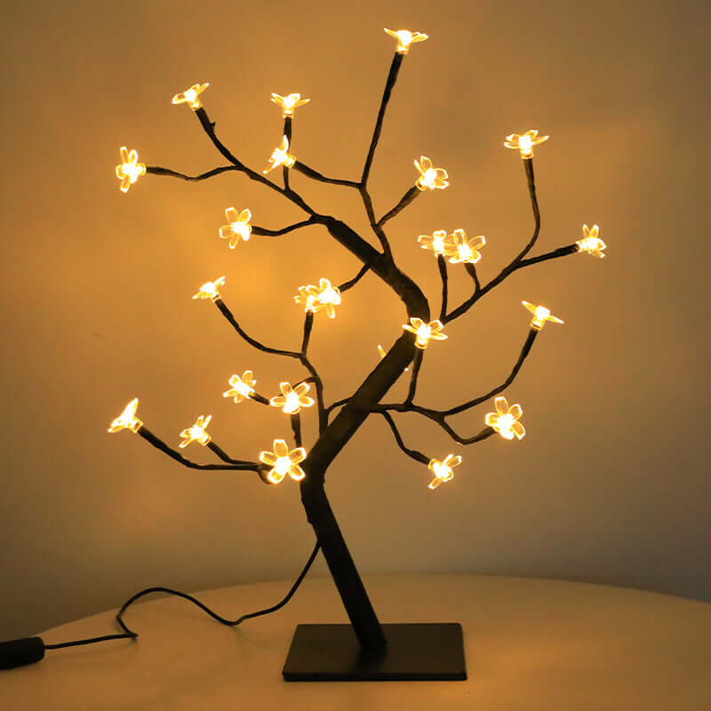 Room Decoration Cherry Blossom Lamp Maple Leaf Desktop Creativity | Kalsten