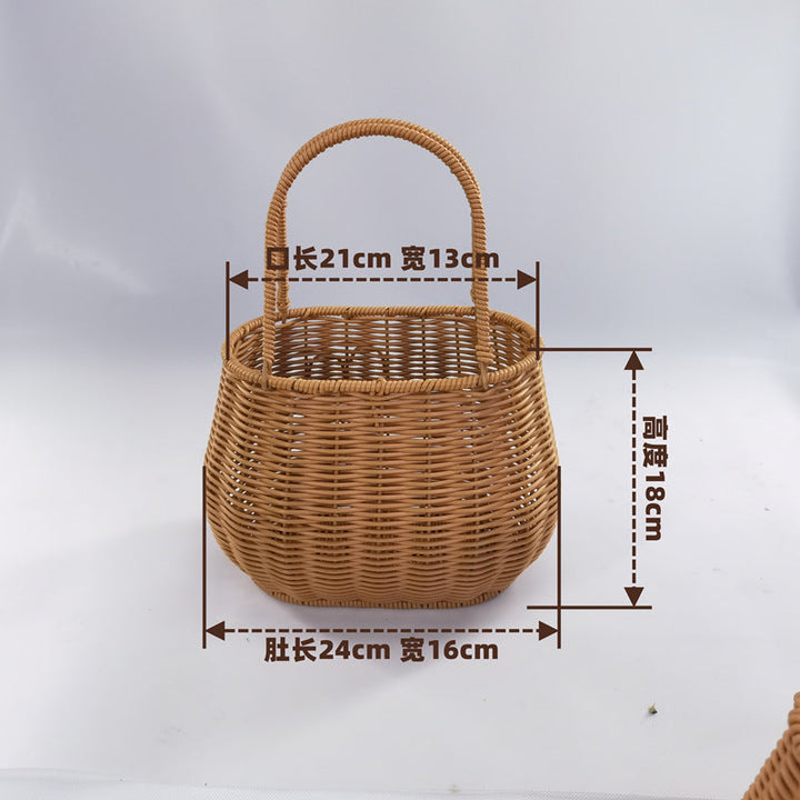 Women Diamond-shaped Handheld Basket Kalsten