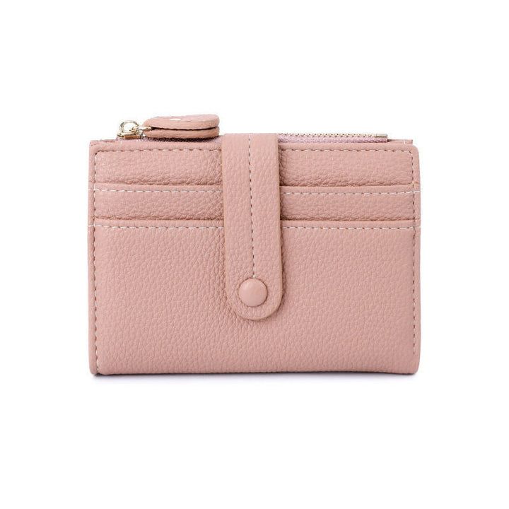 Textured Leather Zippered Card Pouch Kalsten