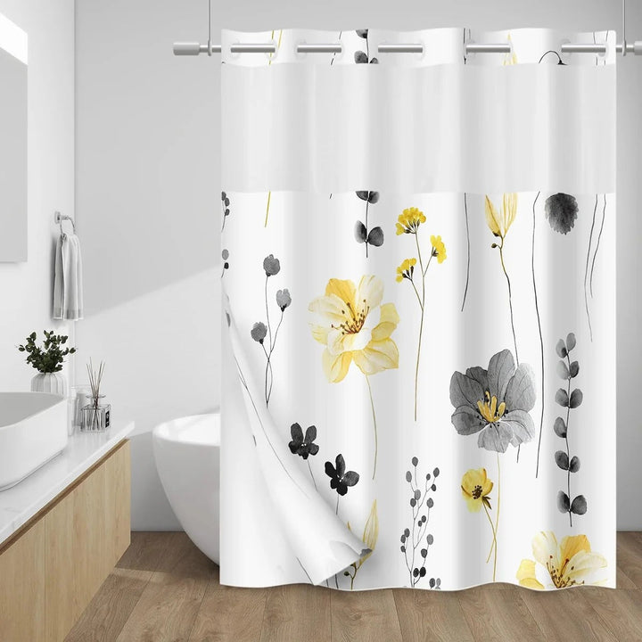 Artistic Floral Shower Curtain Kalsten