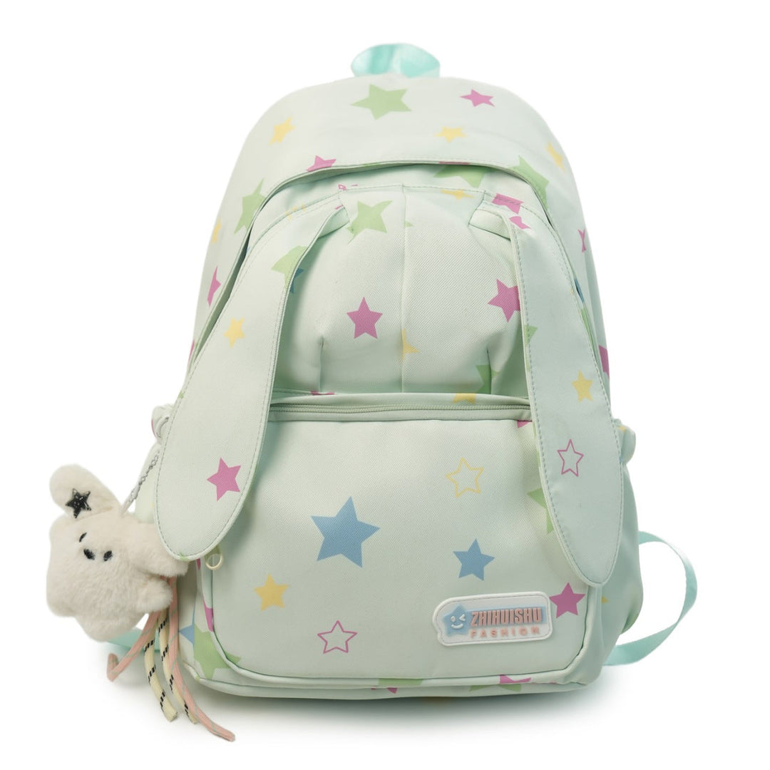 Cute Animal Ears Star Print School Backpack Kalsten