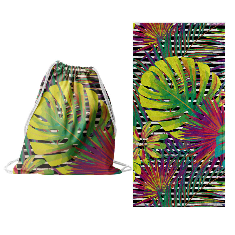 Sporty tote bag with floral design Kalsten