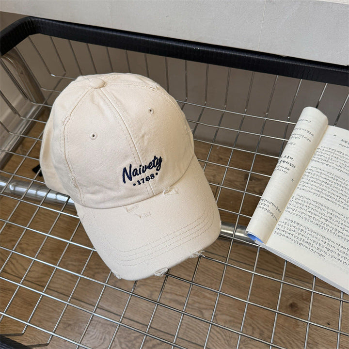 Men's Distressed Cotton Baseball Hat Kalsten