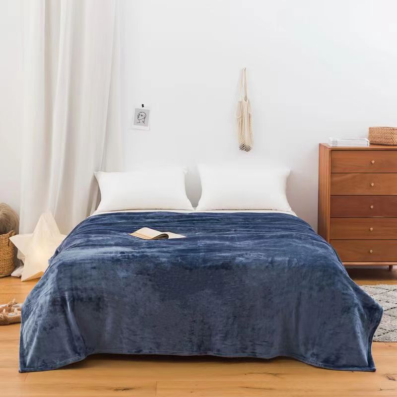 Women Cozy Fleece Blanket with Stars and Moons Kalsten