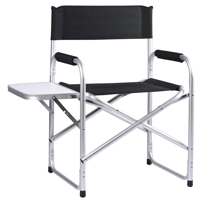 Comfortable Folding Chair With Side Shelf Kalsten