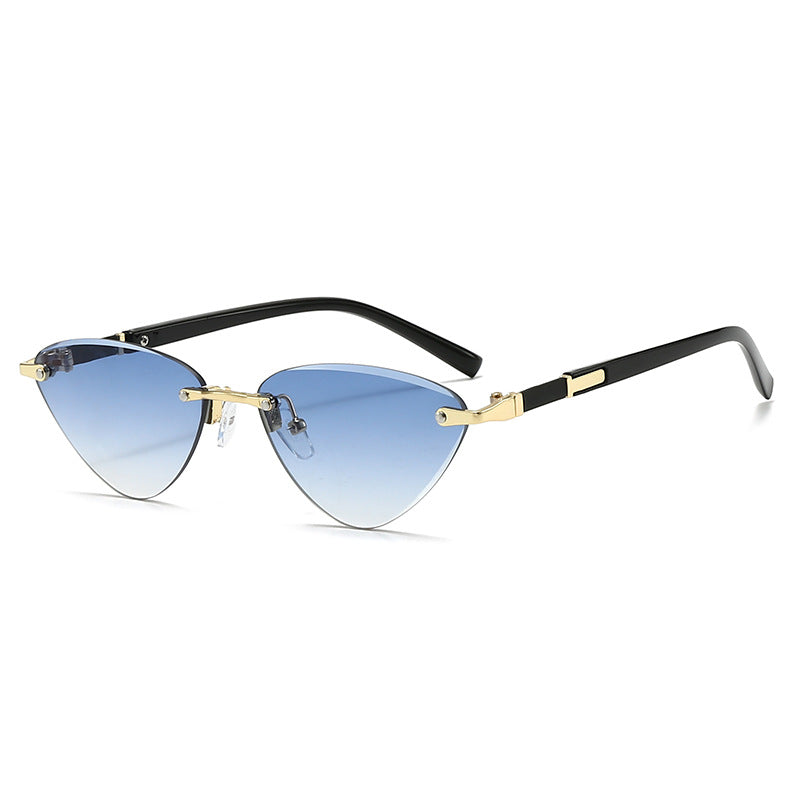 Ladies fashionable Cat-Eye sunglasses with elegant metal frame Kalsten