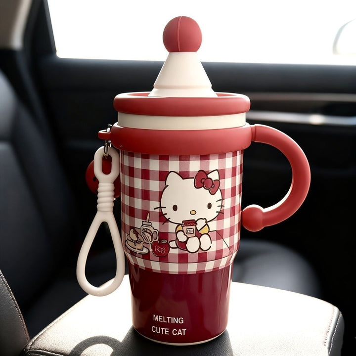 Women's insulated drinking cup with cute cat design Kalsten