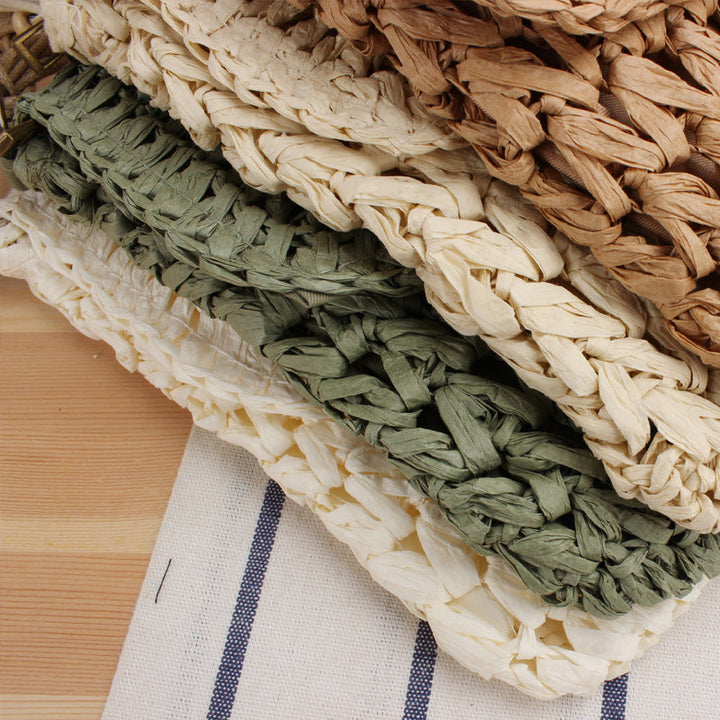Handbag made of high-quality woven natural material Kalsten