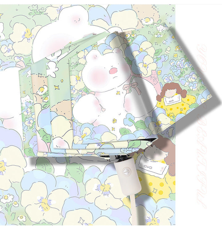 Women's Designer Umbrella with Playful Floral Pattern Kalsten