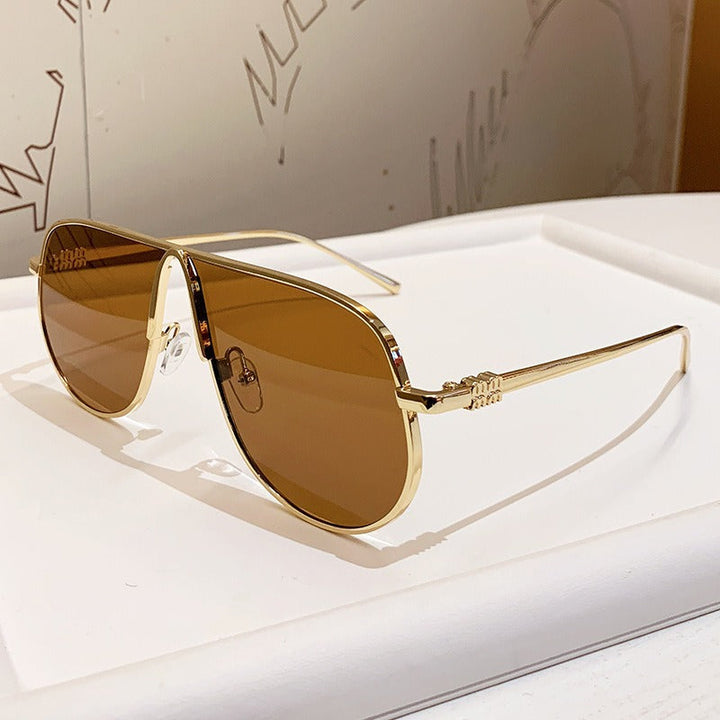 Men's Luxurious Oversized Aviator Sunglasses Kalsten