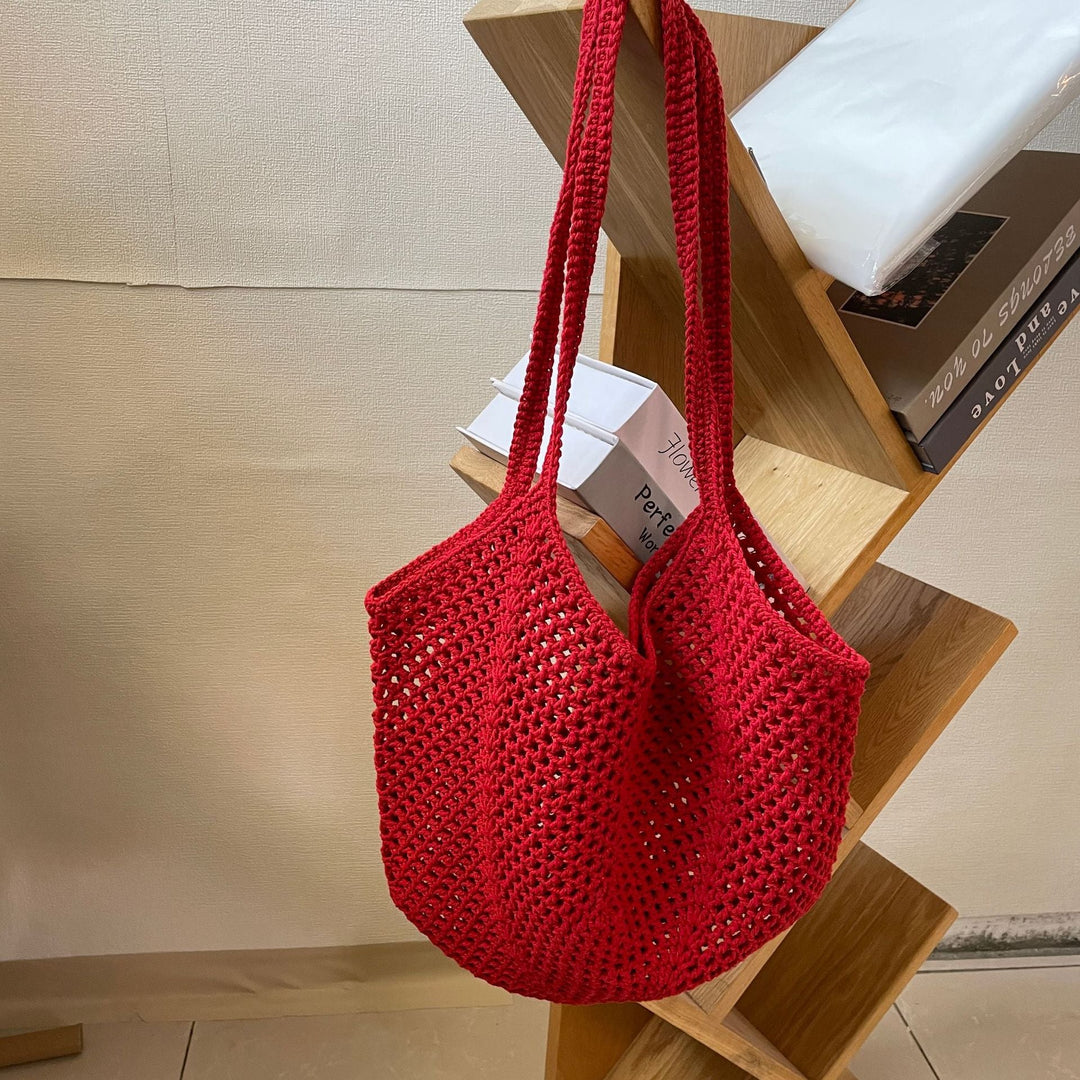 Crocheted tote bag with casual shape Kalsten