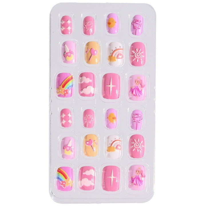 Children's Themed Decorative Press-On Nail Set Kalsten
