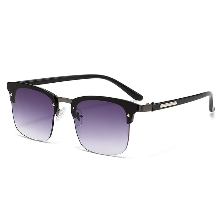Ladies elegant square sunglasses with metallic accents Kalsten