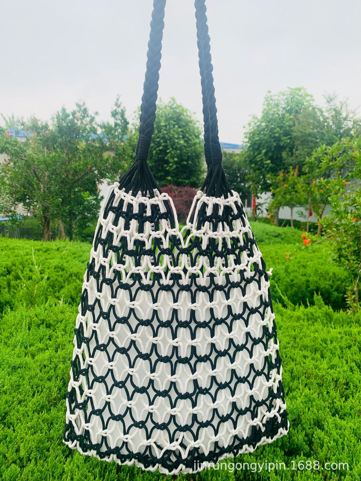 Handcrafted mesh tote bag made of tear-resistant material Kalsten