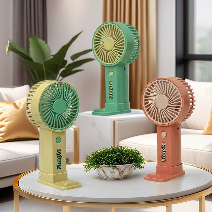 Women Portable Hand Fan with Rechargeable USB Port and Lightweight Construction Kalsten