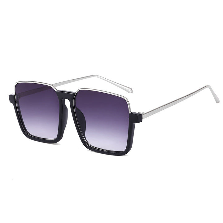 Women's square sunglasses with transparent frame and polarized lenses Kalsten