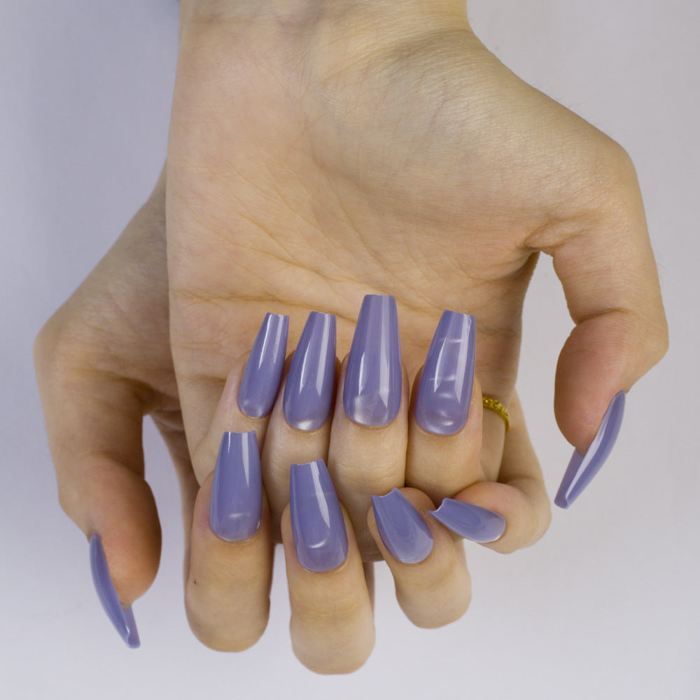 Acrylic nails in elegant stiletto design Acalora
