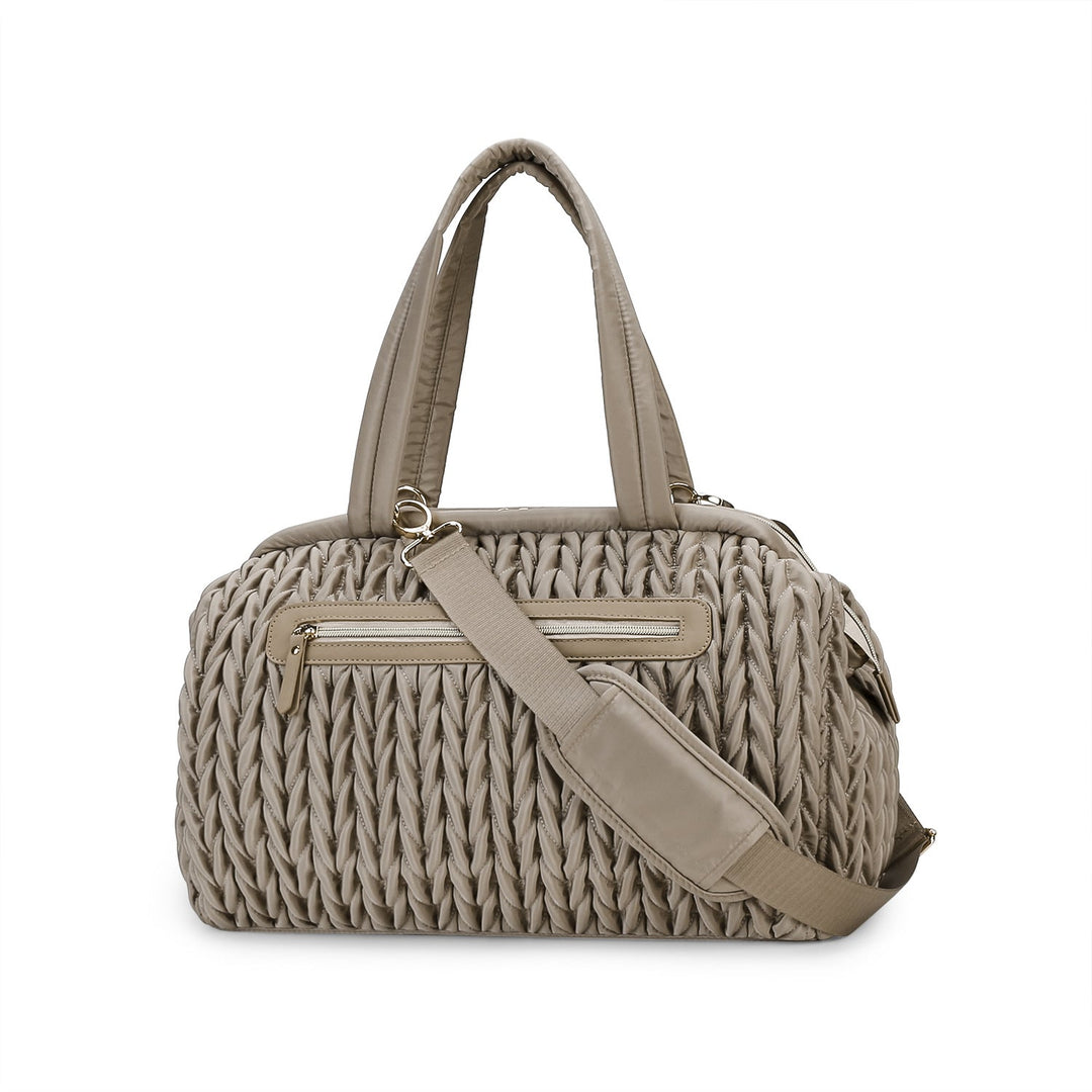 Fashionable diaper bag with elegant woven look Kalsten