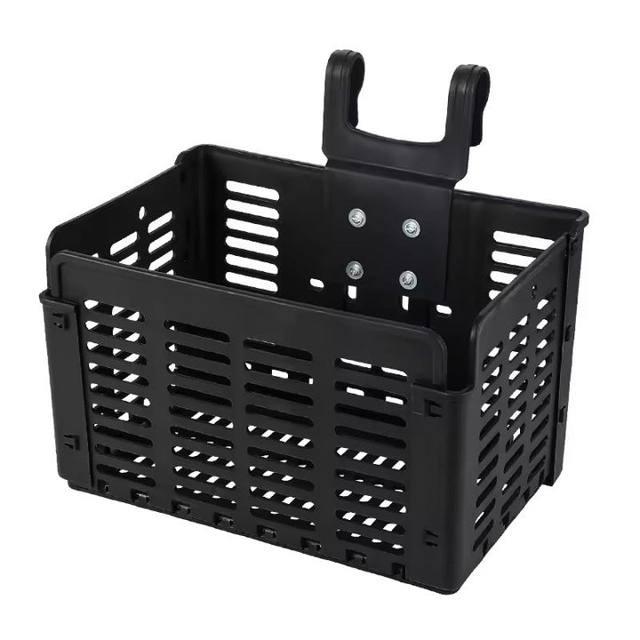 removable vented front bicycle cargo basket with universal handlebar mount Kalsten