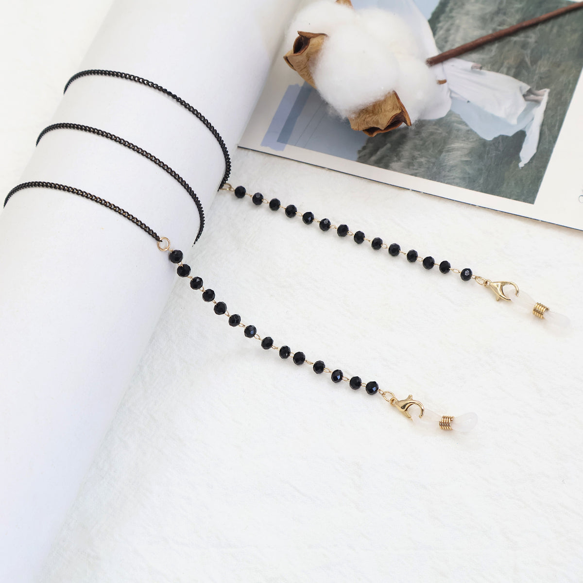 Beaded Eyewear Retainer Chain Acalora