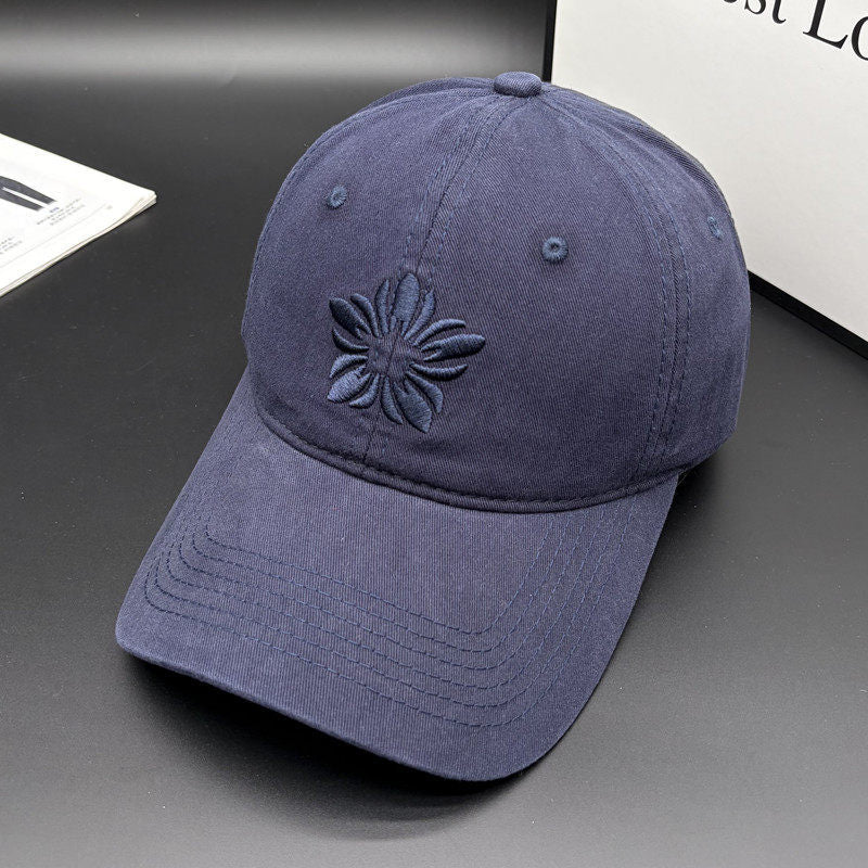 Women's Embroidered Cotton Adjustable Cap Kalsten
