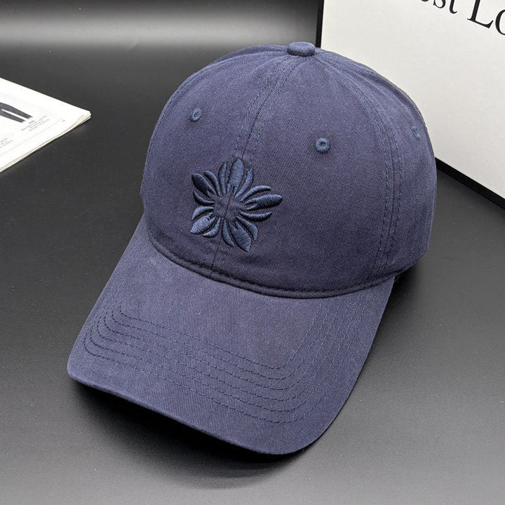 Women's Embroidered Cotton Adjustable Cap Kalsten