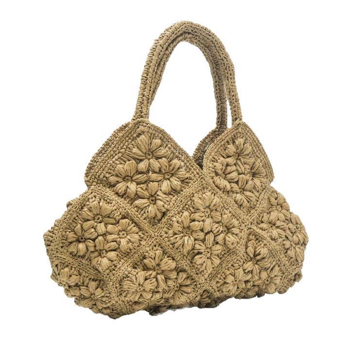 Handmade bag with floral motifs Kalsten