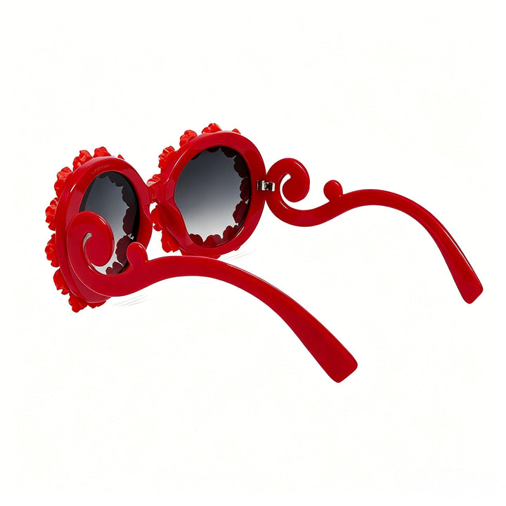 Ladies Designer Sunglasses with Floral Accents Kalsten