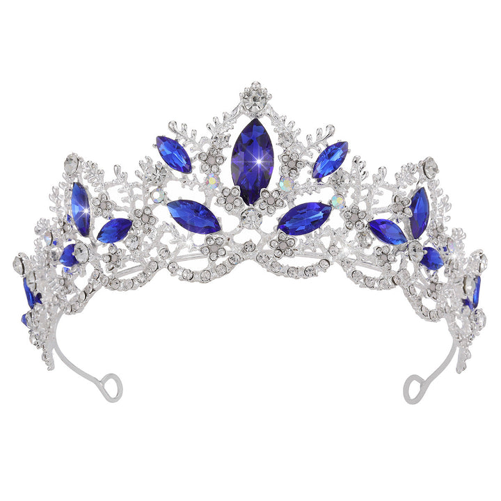Ladies Glamorous Tiara with Sparkling Crystal Decorations Kalsten