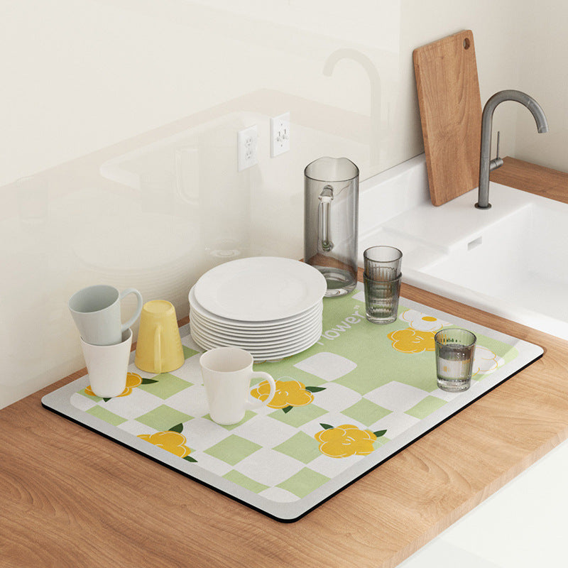 Fun-Themed Kitchen Drying Mat Kalsten