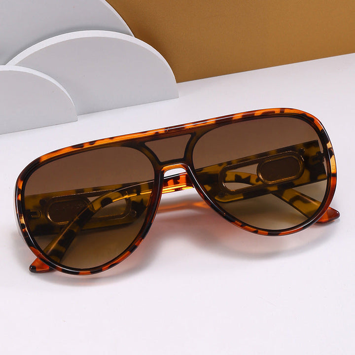 Ladies Elegant Oversize Sunglasses with Designer Details Kalsten