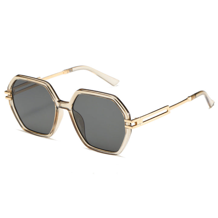 Women's fashionable sunglasses in avant-garde hexagon design Kalsten