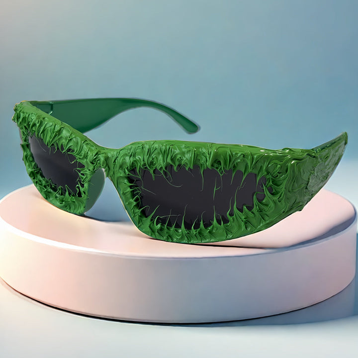 Ladies futuristic sunglasses with innovative and unique frame Kalsten