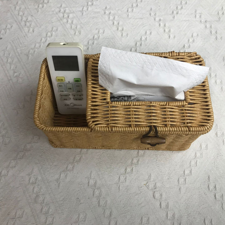 Ladies Organizer Basket with Tissue Box Kalsten