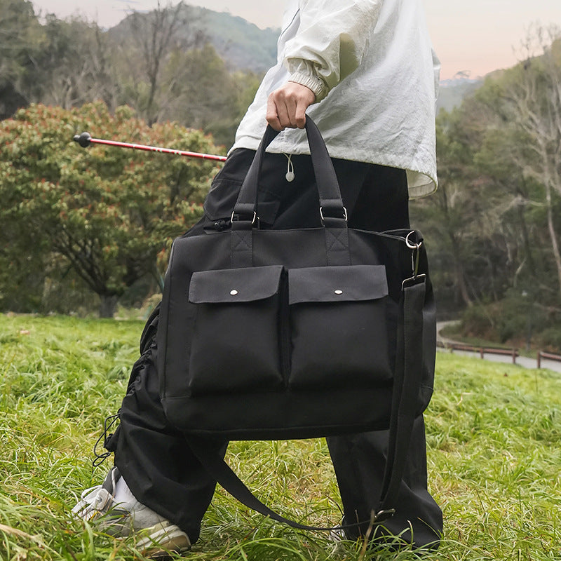 Versatile tote bag with practical exterior pockets Kalsten