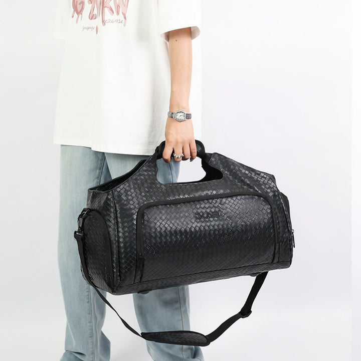 Sporty Duffel Bag with Versatile Compartments and Water-Repellent Material Kalsten