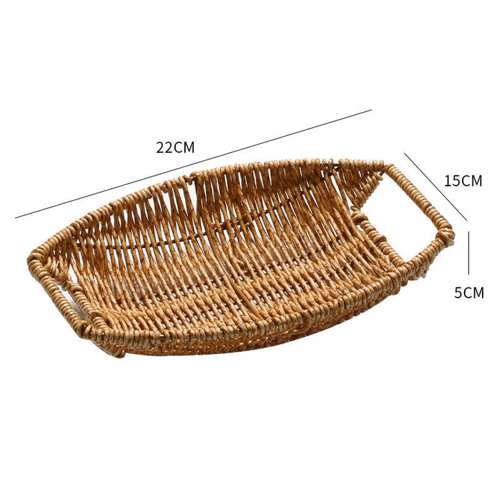 Decorative Handwoven Serving Tray Kalsten