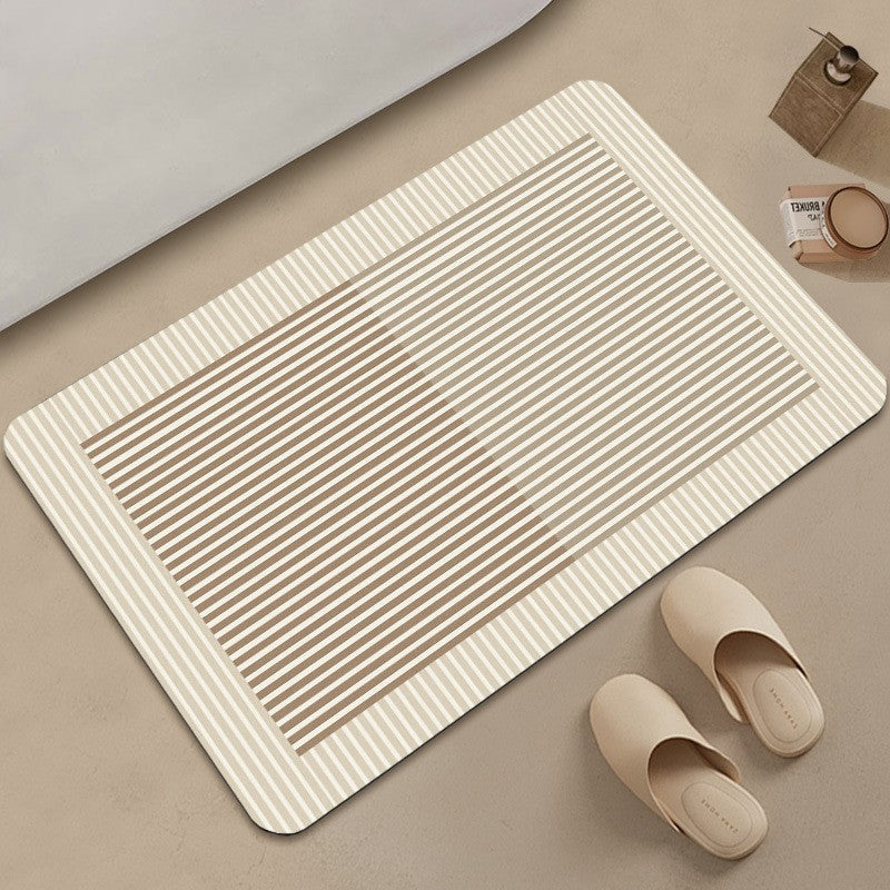 Stylish Geometric Pattern Bath Mat Kalsten
