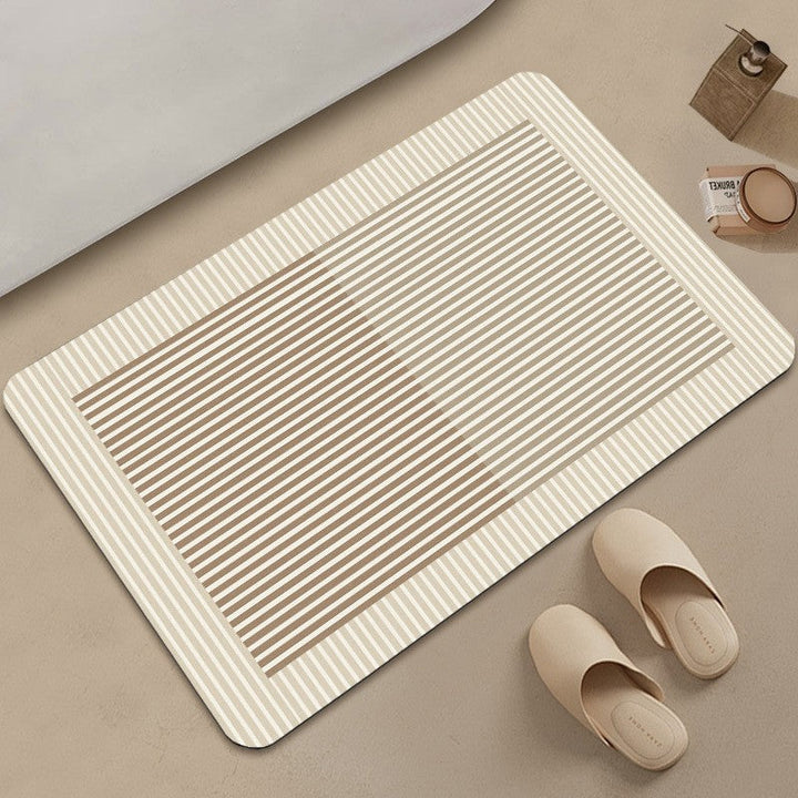 Stylish Geometric Pattern Bath Mat Kalsten