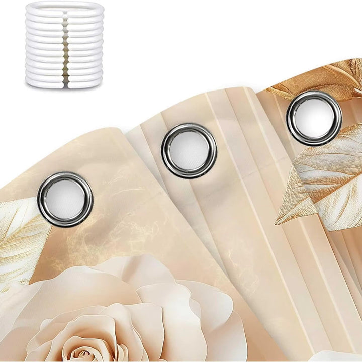 Floral Embossed Shower Curtain Kalsten