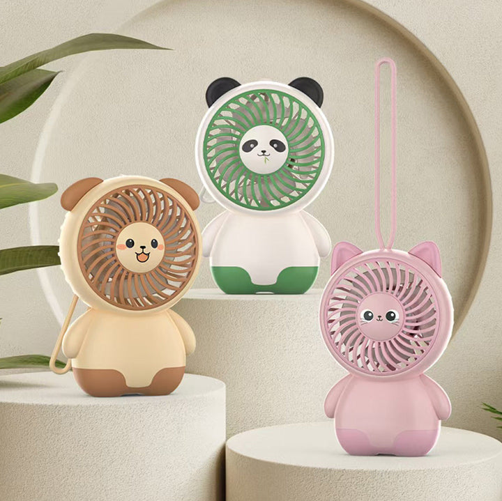 Women's Portable Hand Fan in Cute Panda Design Kalsten
