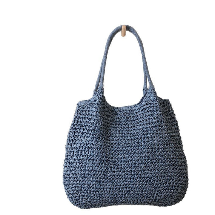 Handmade wicker tote bag with sturdy handles Kalsten