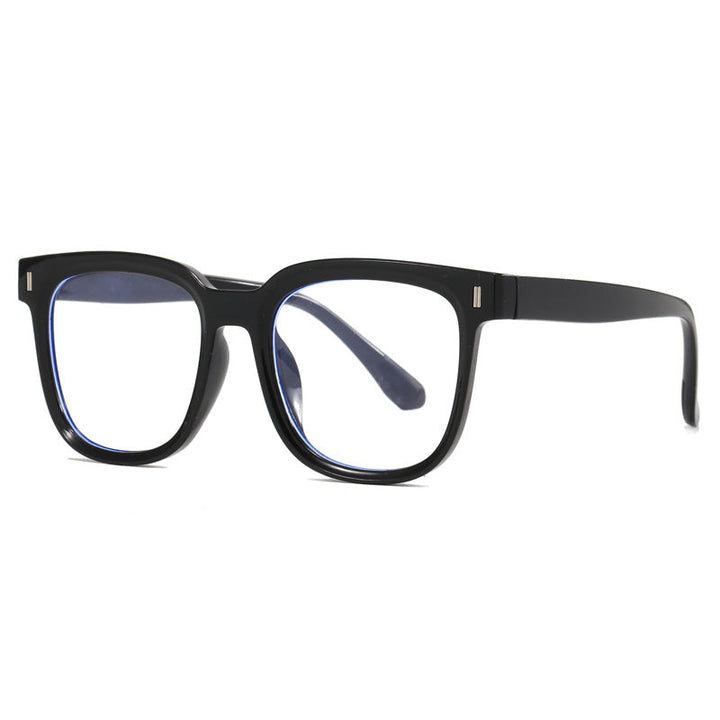 Women's fashionable rectangular glasses with blue lenses Kalsten