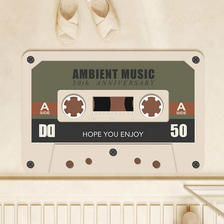 Retro Cassette Tape Bath Mat Kalsten