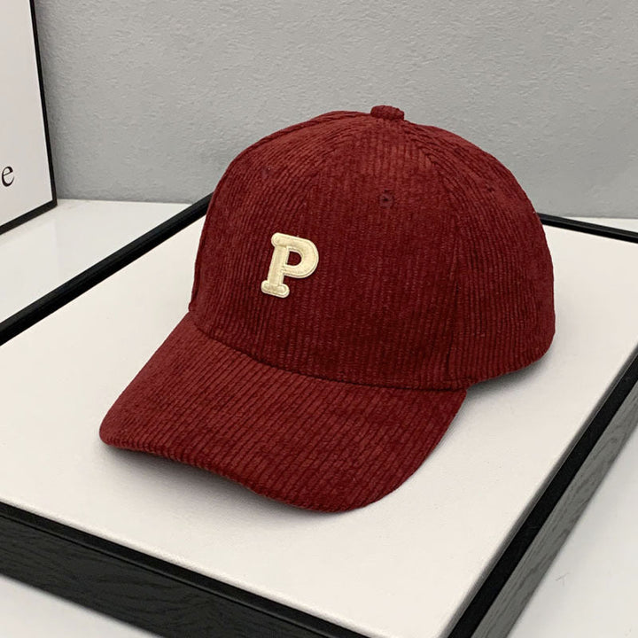 Women's Corduroy Adjustable Baseball Cap Kalsten