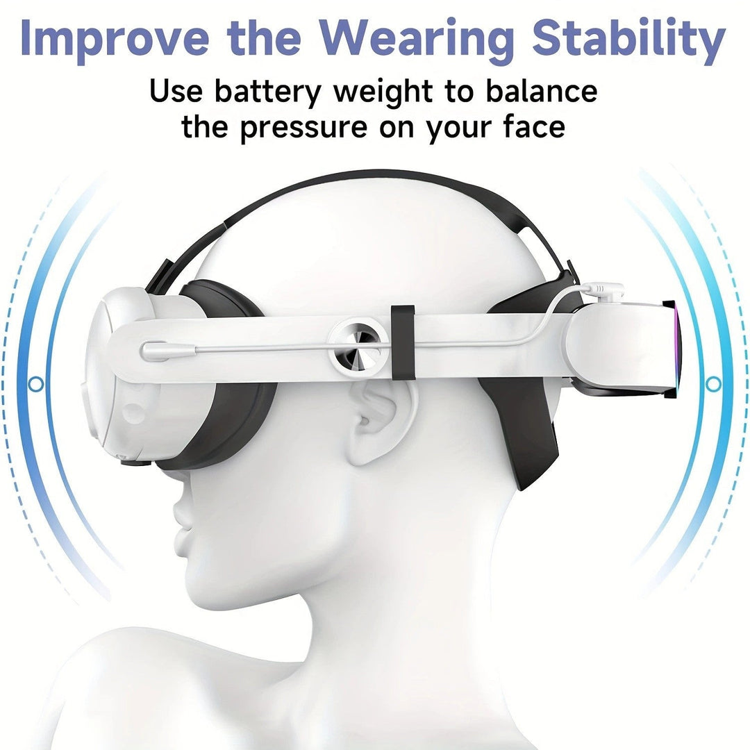 Ergonomic VR headset with high-performance battery Kalsten